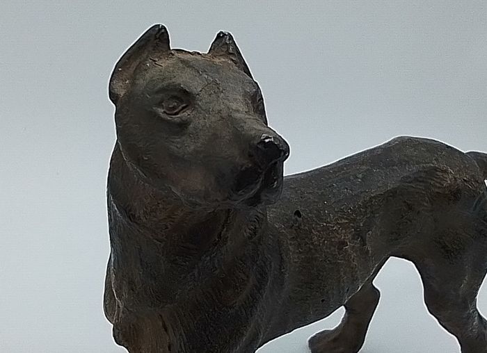 Vintage cold cast bronze figure