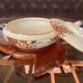 Antique Corona Ware Rosalind Round Covered Vegetable Tureen Image 5