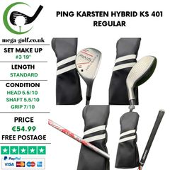 Ping Karsten Hybrid / #3 19 Degree / KS 401 Regular