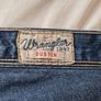 wrangler dustin jeans Size 34/32 button fly navy in excellent condition Image 7