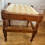 solid oak stool Image 2