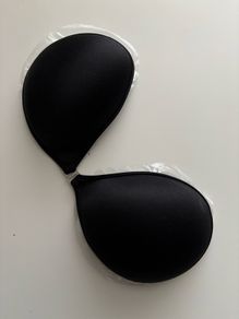 Backless, strapless stick on bra B-cup