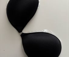Backless, strapless stick on bra B-cup
