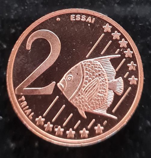Netherlands Curacao 1,2,5,10,20 & 50 Cent Prototype, Probe, Essai coin's (6 coin Lot)