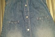 Next little girls denim dress age 9-12 months 80 cm Postage included