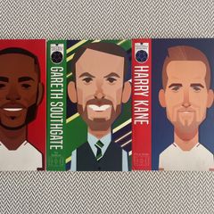 Football Legends Books - Raheem Sterling, Gareth Southgate and Harry Kane