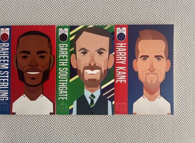 Football Legends Books - Raheem Sterling, Gareth Southgate and Harry Kane