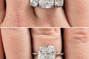 Engagement/Anniversary Moissanite Rings - 2 Rings
