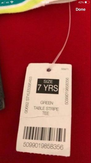Boys BNWT teeshirt age 7