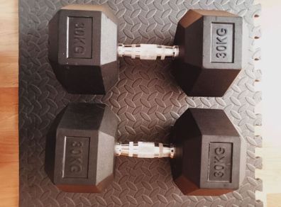 Hex Dumbbells - 30kg Pair