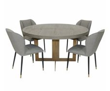 Mindy Browns Round table seats 6 comfortably