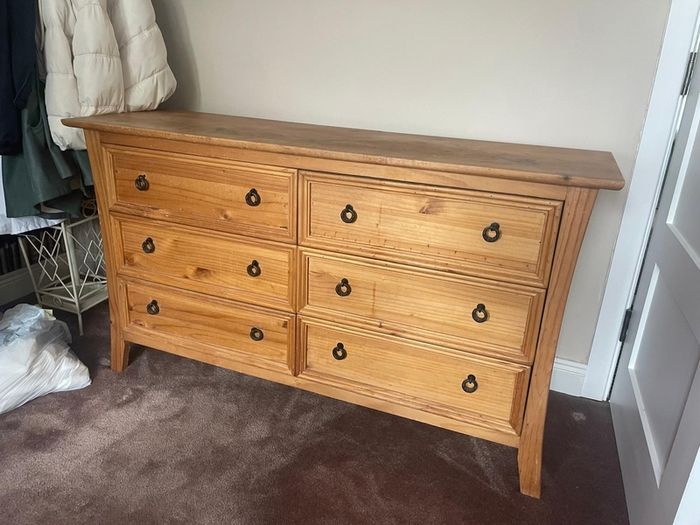 mexican pine drawer set