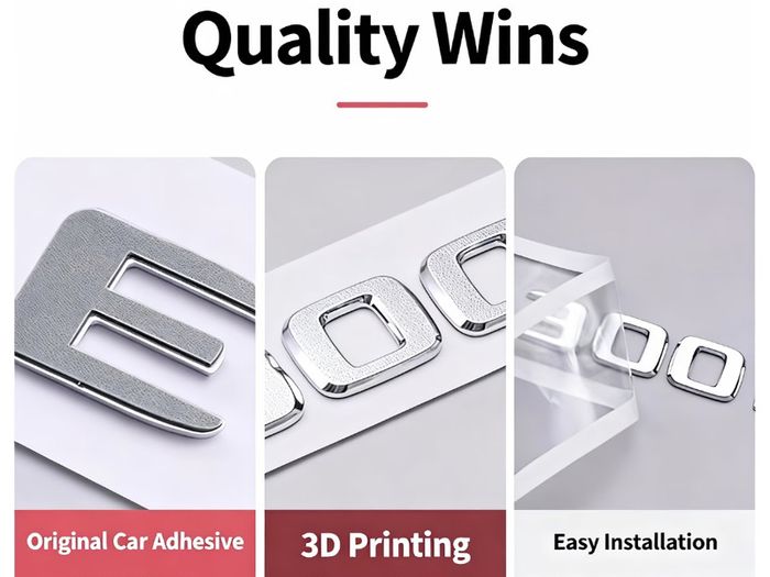 3D 325d 330d 525d 530d E200 Emblem, Suitable for 3 Series and 5 Series
