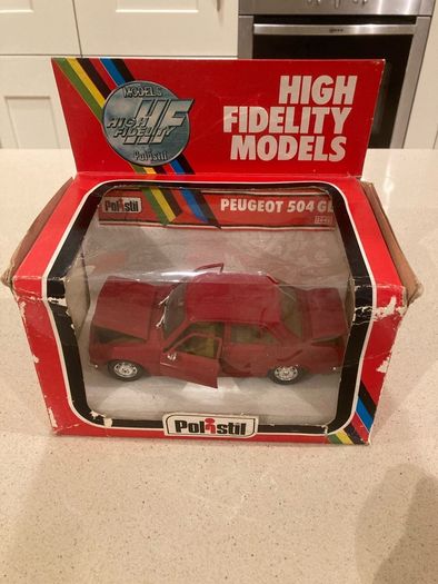 Peugeot 504 GL 1/25 Polistil extremely rare
