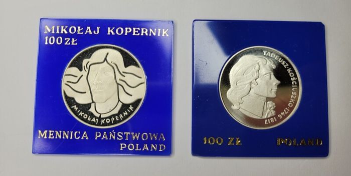 Poland 100 zlotych silver coin 1974,1976