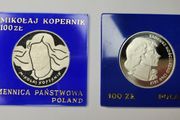 Poland 100 zlotych silver coin 1974,1976