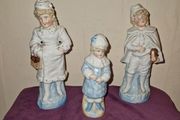 Set of 3 Victorian Staffordshire figures