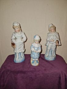 Set of 3 Victorian Staffordshire figures