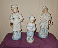 Set of 3 Victorian Staffordshire figures