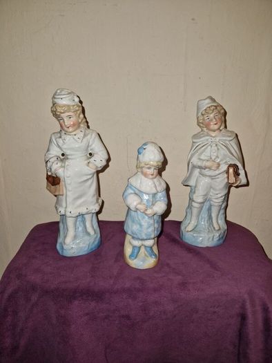 Set of 3 Victorian Staffordshire figures