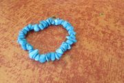 Turquoise Tumbled Stone Bracelet for Sale