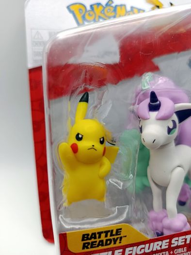 Pokemon Battle Figure Set 2025 Pikachu + Galarian Ponyta + Gible PKW4097 NEW
