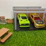 1:64 scale garage building for Hotwheels/Matchbox Image 4