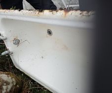 Cast iron bath