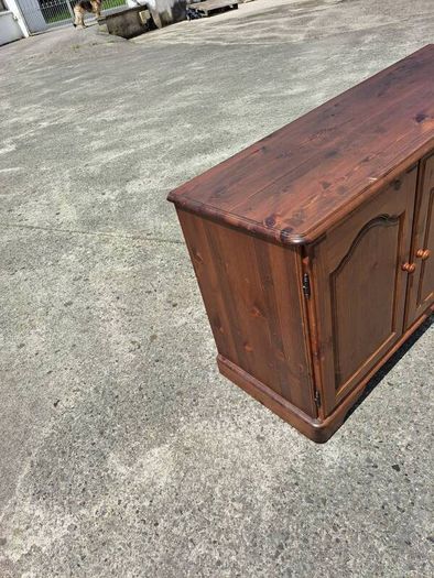 Lovely solid wooden cabinet on wheels