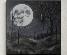 Original hand paint picture, painting by Strzala