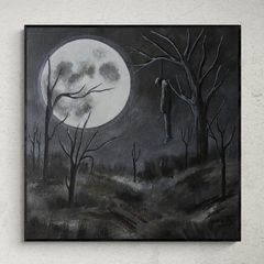 Original hand paint picture, painting by Strzala