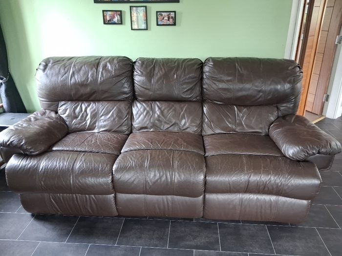 3 seater reclining sofa