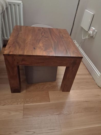 Solid wood sideboard, cube unit and 2 coffee tables. Livingroom furniture