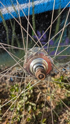 Fixie rear wheel, Fixed gear, single speed.