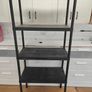5 Tier Storage Rack, Black Plastic for Sale Image 2
