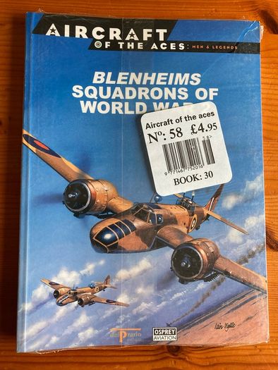 Aircraft book: 'Blenheims Squadrons Of World War 2'