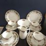 Fabulous George Proctor & Co. Gladstone China Tea for Four Teaset in a Fabulous Art Deco Period Design with Hand Painted Elements Image 3