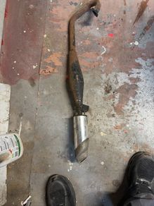 Exhaust pipe for Quad