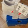 Brand new Adidas Originals Nizza Platform Size 5 UK trainers in white with pink three stripes Image 6