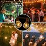 Outdoor LED String Lights Mains Powered 15M/50FT, G40 Waterproof Patio Bistro Hanging Lights with 1W 26 Plastic Bulbs 1 Spare MULTIPLE SIZES AVAILABLE, SEE DESCRIPTION (FREE POSTAGE) Image 5