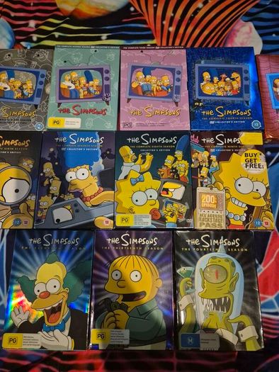 Simpsons complete season dvd bundle lot