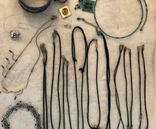 Necklaces, rings and a bracelet Jewellery