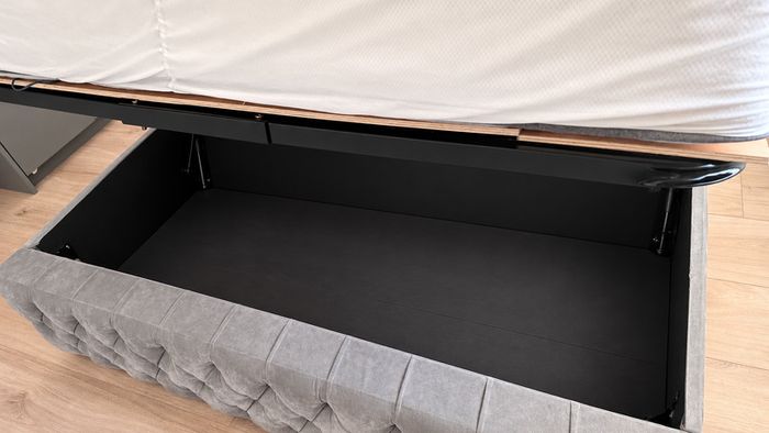 King Size Ottoman Bed and Respa Orthopaedic Mattress