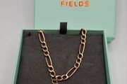Vintage 9ct yellow gold  T bar necklace