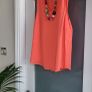DUNNES coral layered cami top Sz L (Fit 12-16UK) Image 6