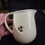 Vintage Roses Patterned Jug Made In Romania Image 4