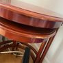 Two wooden nesting tables Image 2