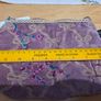 CAROLYN DONNELLY Eclectic Bird & Floral Quilted Travel Bag Image 7