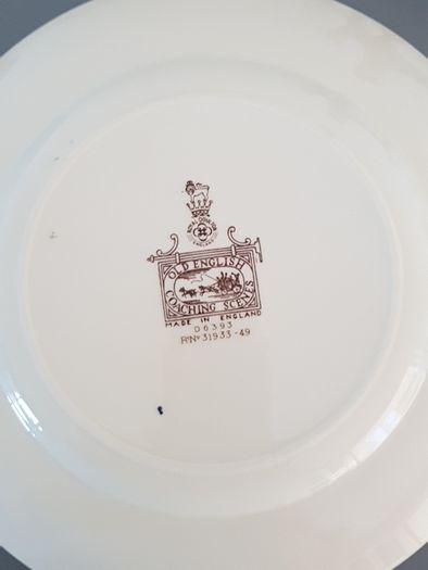 Plate ROYAL DOULTON Coaching Scene