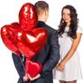 30 pcs 18 Inch Foil Heart Balloons, Helium Balloons, Heart Shape Foil Balloons, for Valentines Day, Wedding, Bridal Shower, Anniversary Party Decorations (FREE POSTAGE) Image 6